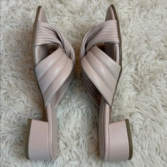 Marco Tozzi Size 6-1/2 to 7 Blush Pink 1-1/2” Heeled Sandals New - Picture 8 of 10
